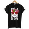 I willie love christmas Willie Nelson t shirt FR05