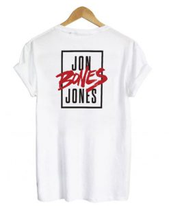 Jon Bones Jones UFC 197 Youth White t shirt back FR05