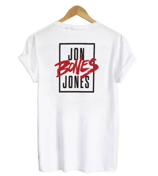 Jon Bones Jones UFC 197 Youth White t shirt back FR05