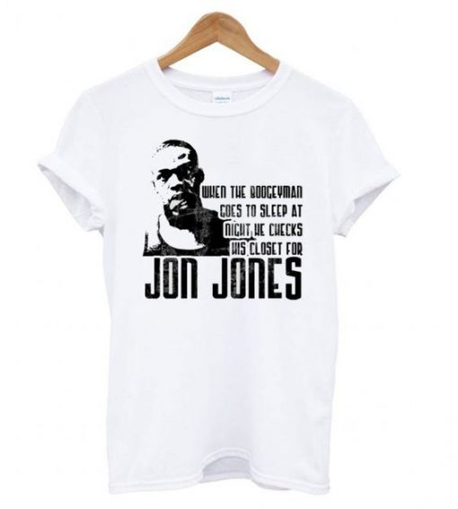 Jon Jones Bones Mma Mixed Fighter t shirt FR05