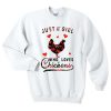 Just a girl who loves chickens sweatshirt FR05