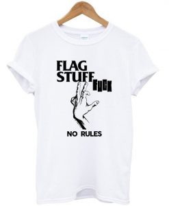 Kristen Stewart Flag Stuff No Rules t shirt FR05