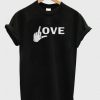 L Shaped Love Graphic t shirt FR05