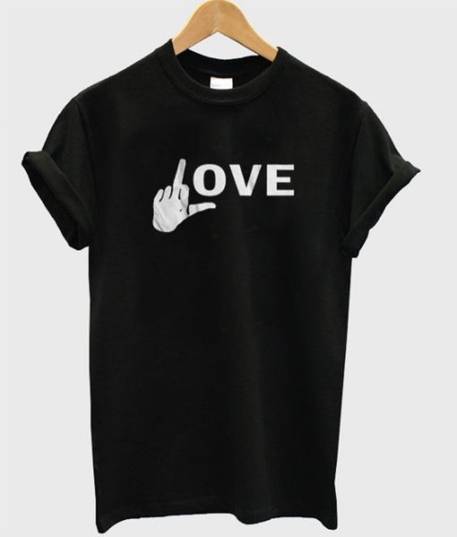 L Shaped Love Graphic t shirt FR05