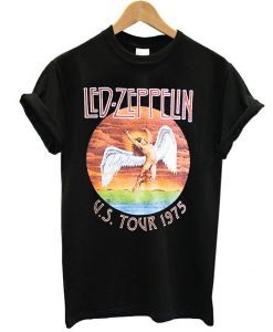 Led Zeppelin tour 1975 t shirt FR05