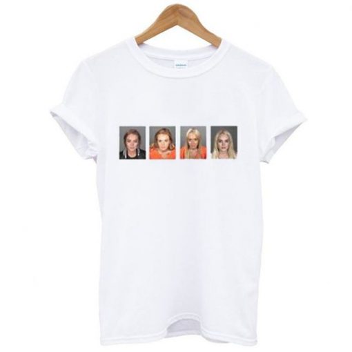Lindsay Lohan Mugshot t shirt FR05