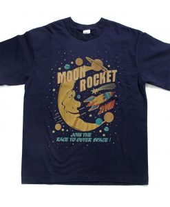 Moon Rocket Join The Race To Outer Space t shirt FR05