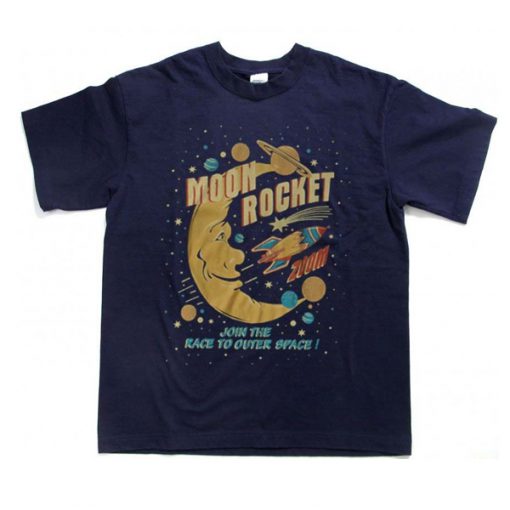 Moon Rocket Join The Race To Outer Space t shirt FR05