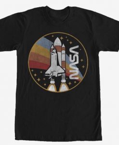 NASA Rocket t shirt FR05