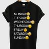 One Week Emoji t shirt FR05