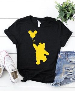 Pooh Mickey Balloon t shirt FR05