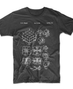 Rubik's Cube Patent t shirt FR05