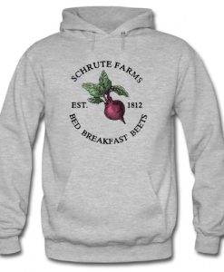 Schrute Farms Est 1812 Bed Breakfast Beets hoodie FR05