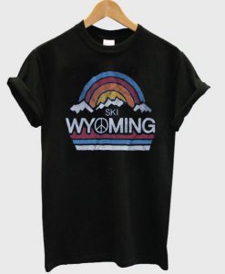 Ski Wyoming t shirt FR05
