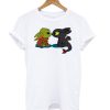 Star Wars Baby Yoda and Baby Toothless t shirt FR05