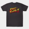 Street Fighter 2 SF II – Classic Logo t shirt FR05