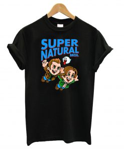 Super Natural Bros Black t shirt FR05