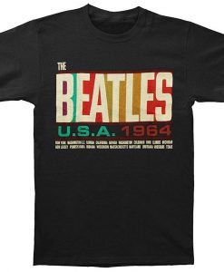 THE BEATLES USA 1964 t shirt FR05
