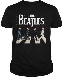 The Beatles Walking Across Abbey Road Christmas t shirt FR05