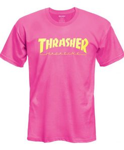 Thrasher Magazine Hot Pink t shirt FR05