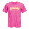 Thrasher Magazine Hot Pink t shirt FR05