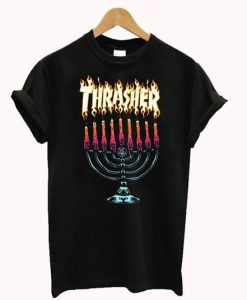 Thrasher Menorah t shirt FR05