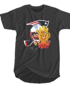 Tom Brady Patriots Thanos t shirt FR05