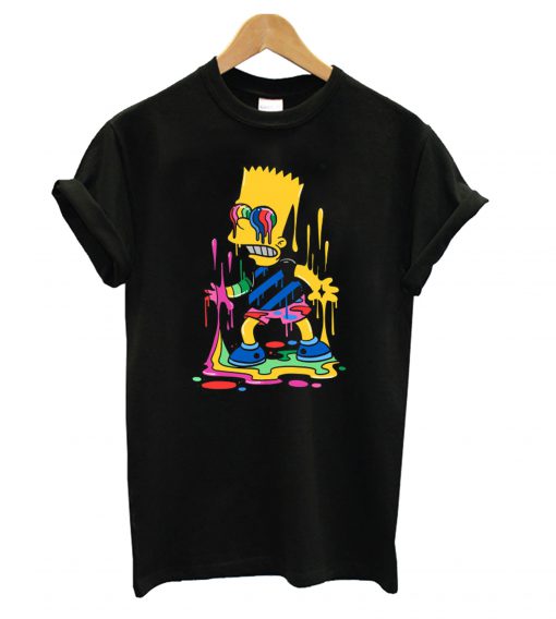 Trippy Bart Simpson t shirt FR05