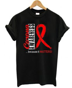 Virus Corona Awareness Because It Matters t shirt FR05