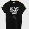 Why'd You Only Call Me When You're High t shirt FR05