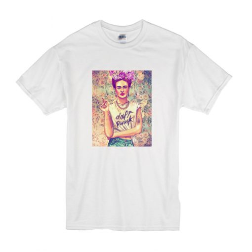 frida kahlo daft punk t shirt FR05