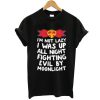 sailormoon i'm not lazy quotes t shirt FR05