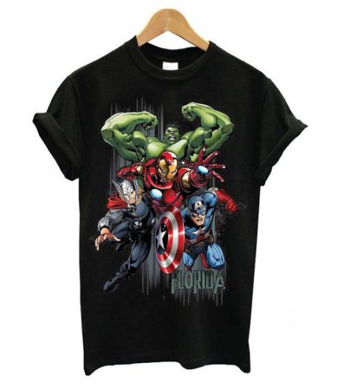 Avengers Hulk Thor Iron Man & Captain America t shirt FR05