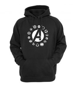 Avengers Team Logo hoodie FR05