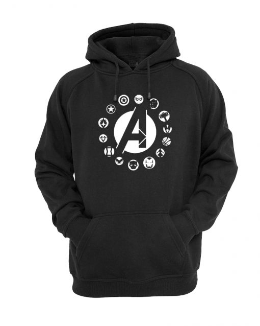 Avengers Team Logo hoodie FR05