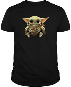 Baby Yoda Hug Clarinet t shirt FR05