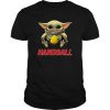 Baby Yoda Hug Handball t shirt FR05