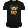 Baby Yoda Hug Los Angeles Lakers t shirt FR05