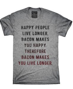 Bacon Logic t shirt FR05