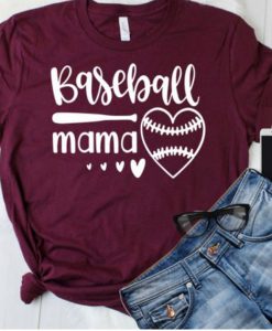 Baseball Mama t shirt FR05