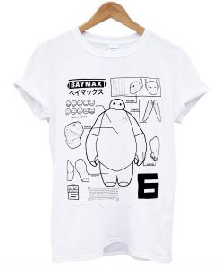 Big Hero Baymax Schematic t shirt FR05