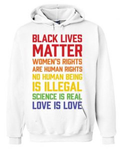 Black Lives Matter List hoodie FR05