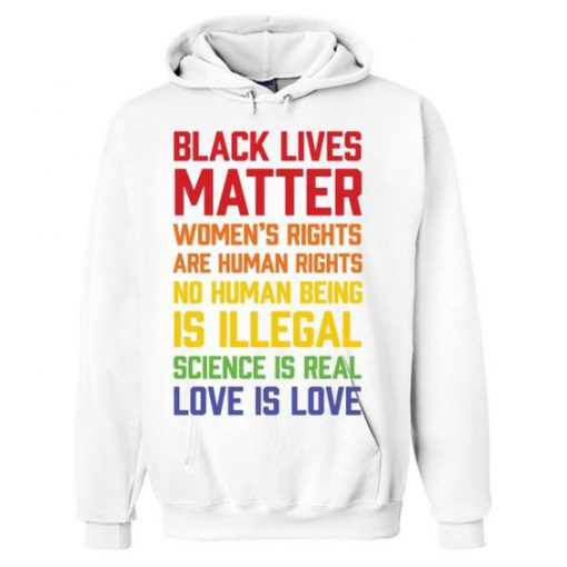Black Lives Matter List hoodie FR05