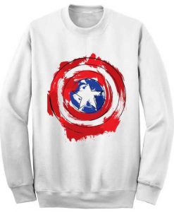 Captain America Shield sweatshirt FR05