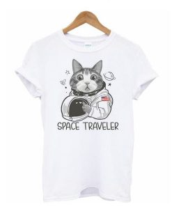 Cat Astronaut Space Traveler t shirt FR05