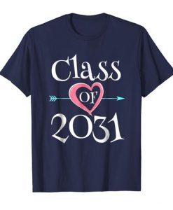 Class of 2031 Grow With Me t shirt FR05