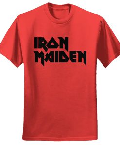 Classic Iron Maiden Red t shirt FR05