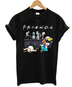 Drunk Friends Homer Simpson Bender Rick And Morty Peter Griffin Sterling Archer t shirt FR05