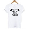 Dwight schrute’s gym for muscles t shirt FR05