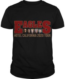 Eagles Hotel California 2020 Tour t shirt FR05